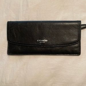 Coach black ladies wallet